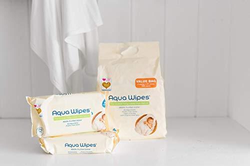Aqua Water Wipes Aqua Vanduo Wipes AQUA WIPES drėgnos servetėlės 4x64 vnt. AQW64F4B