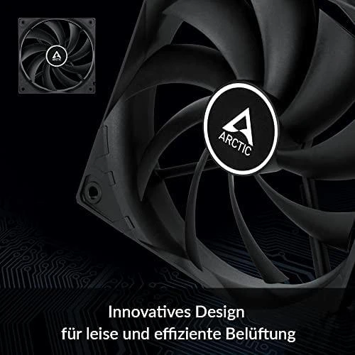 ARCTIC F12 PWM PST korpuso ventiliatoriai, 4-pin, 120mm, 5vnt.