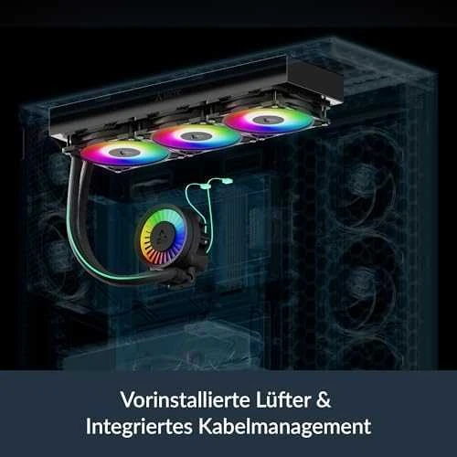 ARCTIC Liquid Freezer III 360: RGB aušinimo sistemos montavimas