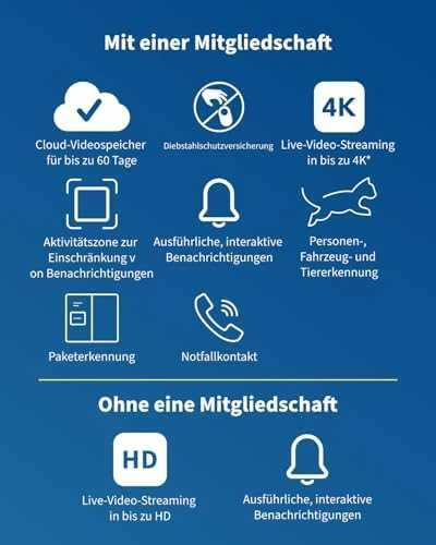 Kamera IP Arlo Arlo Pro 5 Spotlight, stebėjimo kamera (balta/juoda, 2 vnt. pakuotėje, WiFi, prožektorius, 2K raiška)