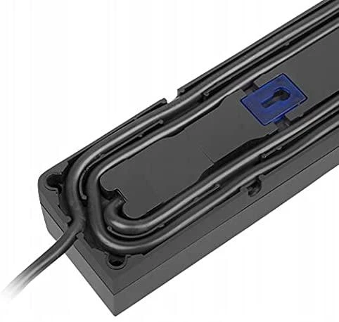 ARMAC Surge Protector Z5 1,5m 5x prancūziški lizdai 10A kabelių laikiklis juodas