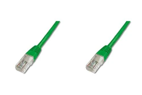 Assmann Electronic DIGITUS CAT 5e U-UTP jungiamasis kabelis PVC AWG 26/7 ilgis 15m spalvotas žalias