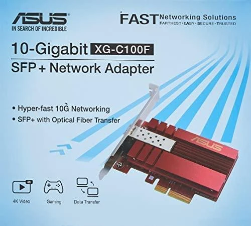 Asus PCIe tinklo adapteris XG-C100C