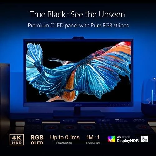 ASUS Business BE24ECSNK 24 colių 1920x1080 FHD IPS Monitorius 16:9 interneto kamera Mic DP HDMI 80W USBC MiniPC priedas