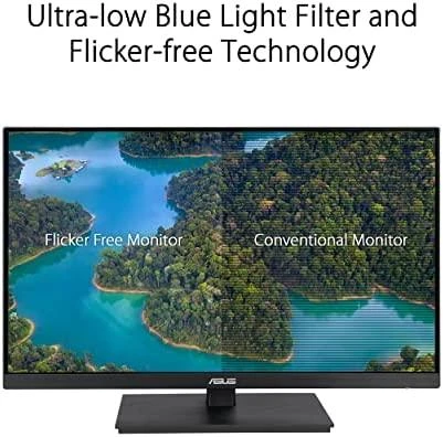 ASUS 23.8? 1080P MONITORIUS (VA24EQSB) – FULL HD, IPS, 75HZ, VIDUOTI GARSIAKARIAUSIAI, AKIŲ PRIEŽIŪRA, ŽEMAS Mėlyno ŠVIESA, BE BIRGOJIMO, MONTAVIMAS VESA, AUKŠČIO REGULIAVIMAS, BE RĖMŲ, EKRANAS, USB TRANSPORTAS, HDMI, VGA