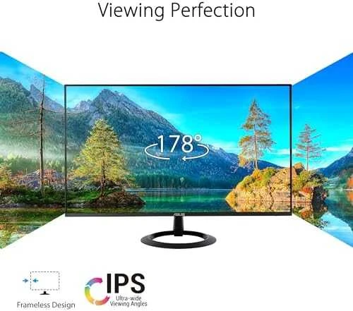 ASUS VZ27EHF Eye Care Gaming Monitorius 27 colių IPS WLED 1920x1080 16:9 100Hz 250cd/m2 1ms HDMI
