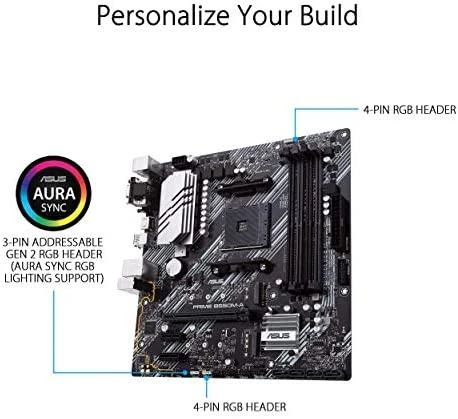 Pagrindinė plokštė ASUS AMD B550 / SAM4 / MicroATX / Memory DDR4 / Atminties lizdai 4 / 2xPCI-Express 3.0 1x / 1xPCI-Express 4.0 16x / 2xM.2 / 1x15pin D-sub / 1xDVI-D / 1xHDMI / 6xUSB 3.2 / 1xPS/2 / 1xRJ45 / 3xAudio port