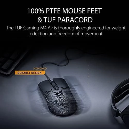 Pelė Myszka žaidimams Asus TUF Gaming M4 Air su laidu 16000 dpi optinė juoda