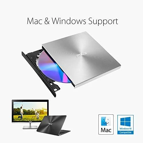 Asus | SDRW-08U7M-U | Sąsaja USB 2.0 | DVD±RW | CD skaitymo greitis 24 x | CD įrašymo greitis 24 x | Sidabras | Stalinis kompiuteris / Nešiojamasis kompiuteris