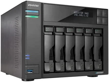 Serveris ASUSTOR LOCKERSTOR 6 Gen2 AS6706T - NAS-Server, modelis 