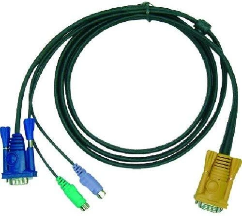 ATEN 2L-5202P ATEN KVM kabelis HD15-SVGA PS/2 PS/2 - 2m