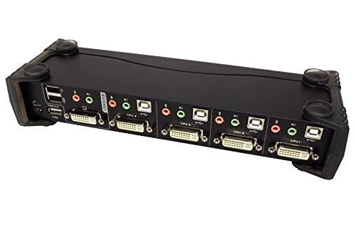Aten 4 prievadų USB DVI/garso KVMP jungiklis | Aten | 4 prievadų USB DVI/garso KVMP™ jungiklis