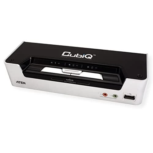 ATEN CS1792-AT-G ATEN CS1792 2 prievadų HDMI USB 2.0 KVMP jungiklis, 2x HDMI kabeliai, 2 prievadų šakotuvas, HD garsas