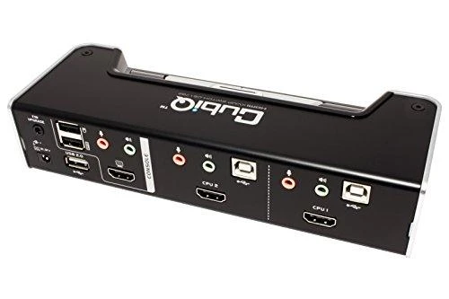ATEN CS1792-AT-G ATEN CS1792 2 prievadų HDMI USB 2.0 KVMP jungiklis, 2x HDMI kabeliai, 2 prievadų šakotuvas, HD garsas