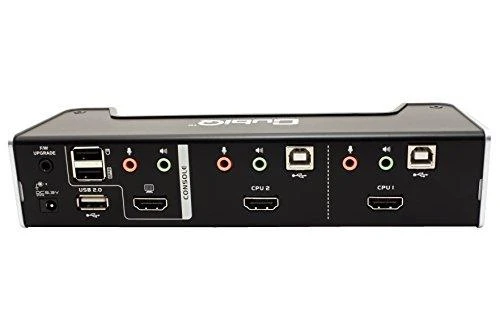 ATEN CS1792-AT-G ATEN CS1792 2 prievadų HDMI USB 2.0 KVMP jungiklis, 2x HDMI kabeliai, 2 prievadų šakotuvas, HD garsas