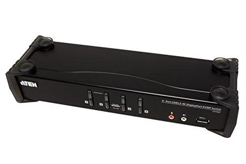 ATEN CS1924-AT-G ATEN CS1924 4 prievadų USB 3.0 4K DisplayPort KVMP jungiklis