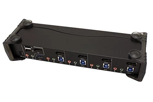 ATEN CS1924-AT-G ATEN CS1924 4 prievadų USB 3.0 4K DisplayPort KVMP jungiklis