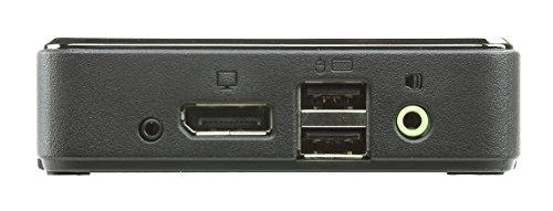 Aten 2 prievadų USB DisplayPort / garso KVM jungiklis (palaiko 4K UHD) | Aten | 2 prievadų USB DisplayPort / garso KVM jungiklis (palaiko 4K ir pridedami laidai)
