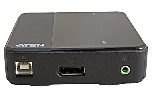 Aten 2 prievadų USB DisplayPort / garso KVM jungiklis (palaiko 4K UHD) | Aten | 2 prievadų USB DisplayPort / garso KVM jungiklis (palaiko 4K ir pridedami laidai)