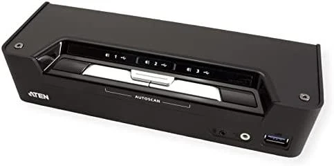 Aten | 3 prievadų USB-C DisplayPort hibridinis KVMP jungiklis | CS1953