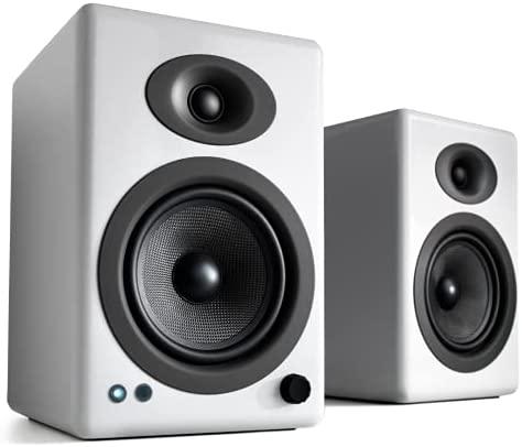 Audioengine A5+ Belaidės kolonėlės (pora, baltos spalvos)