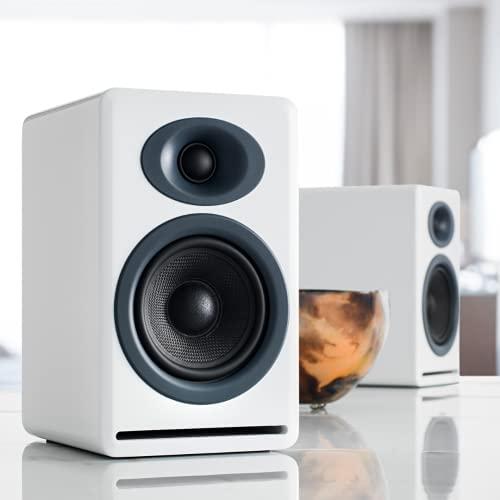 Audioengine A5+ Belaidės kolonėlės (pora, baltos spalvos)