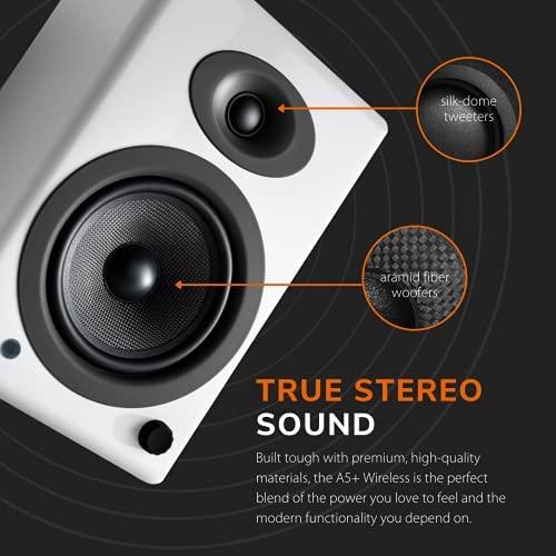 Audioengine A5+ Belaidės kolonėlės (pora, baltos spalvos)