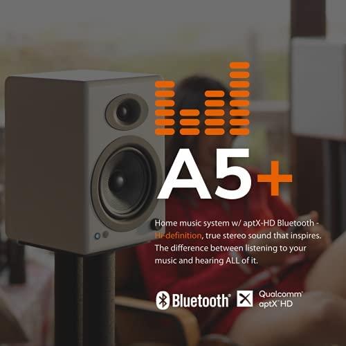 Audioengine A5+ Belaidės kolonėlės (pora, baltos spalvos)