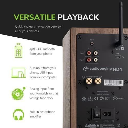 Nešiojamos kolonėlės AudioEngine HD4