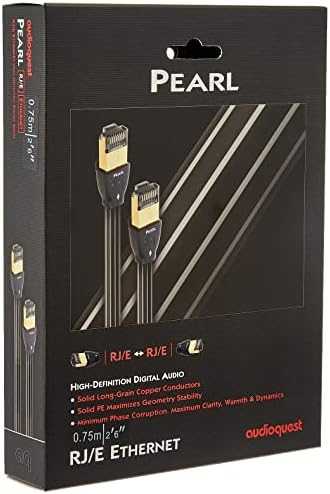 Audioquest RJ/E Pearl Ethernet CAT7 tinklo kabelis RJ-45 – 0,75 m