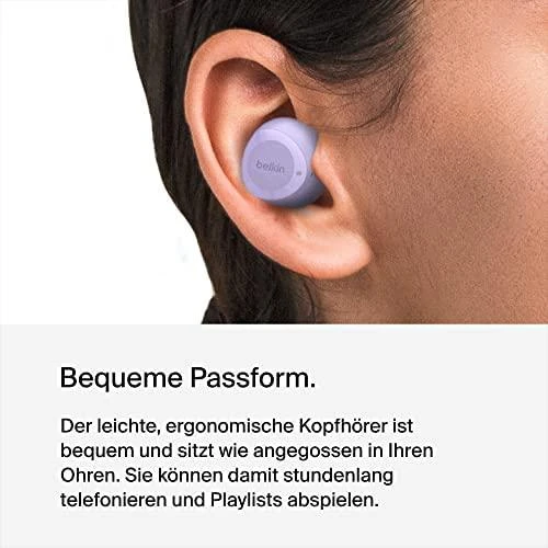 Belkin SoundForm Bolt Ausinės Lavender