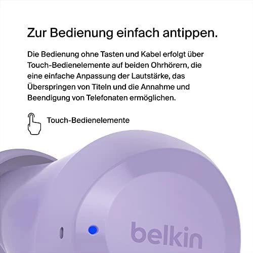 Belkin SoundForm Bolt Ausinės Lavender