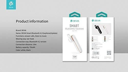 Devia Bluetooth ausines Smart 4.2 baltos