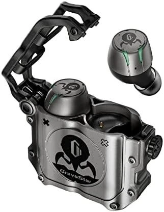„GRAVASTAR SIRIUS“ kosminės pilkos „Bluetooth“ ausinės