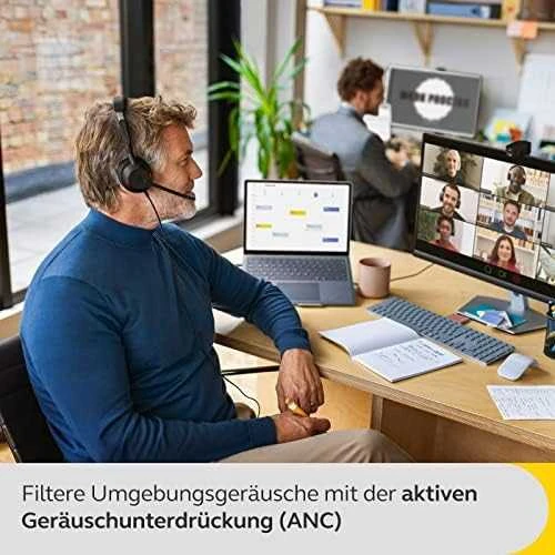 Ausinės Jabra Evolve2 50 USB-A, UC, Mono, juodos spalvos