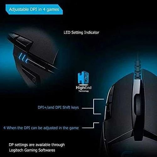 Pelė LOGITECH G402 HYPERION FURY - 4000 DPI - USB