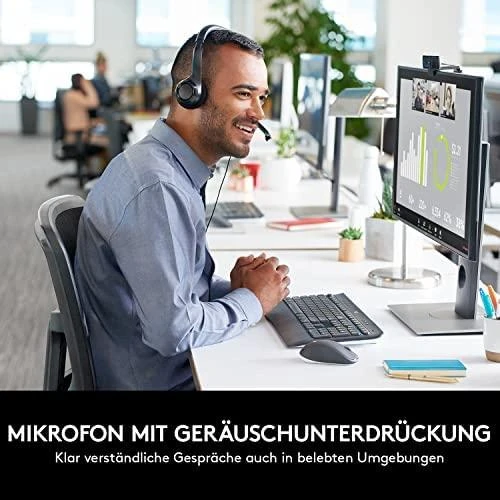Universalios ausinės Logitech H390, su mikrofonu, USB jungtis