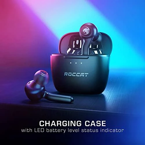 Belaidės ausinės Roccat Syn Buds Air, Juodos