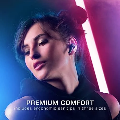 Belaidės ausinės Roccat Syn Buds Air, Juodos