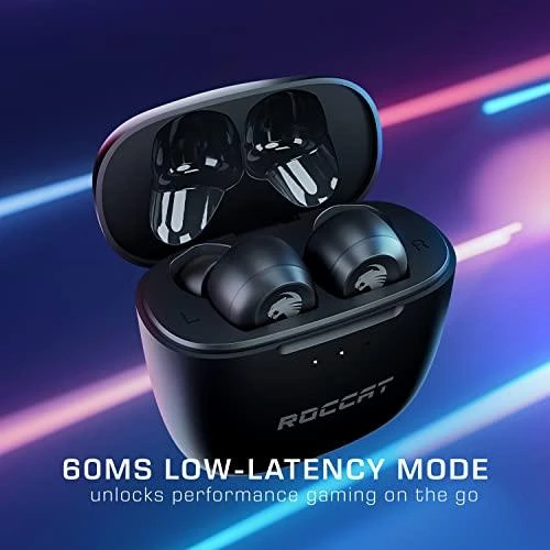 Belaidės ausinės Roccat Syn Buds Air, Juodos