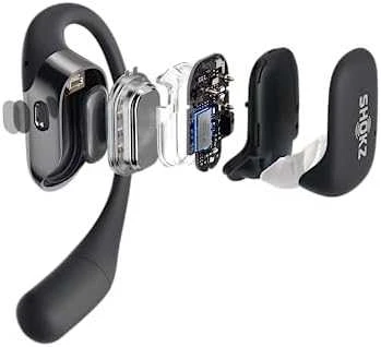 Ausinės Shokz OpenFit, Juodos spalvos