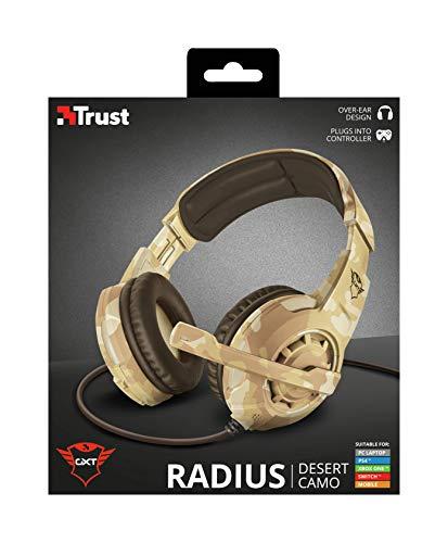 Žaidimų ausinės Trust GXT 310D Radius, Desert Camo, 22208