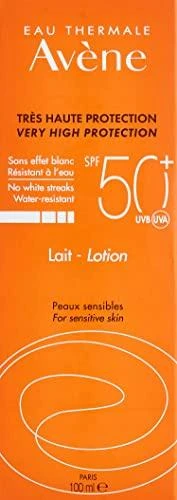 Avene Sun Care Lotion SPF 50+ apsauginis losjonas nuo saulės, 100 ml