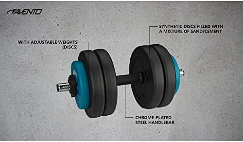 Schreuders Sport Hantelis keič. svorio 15kg AVENTO 42DF sintetinis