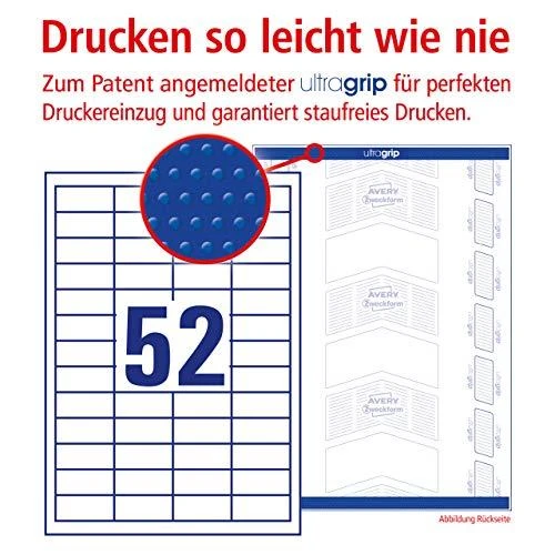 Avery Zweckform LABEL ZF 3650 48X21.MARGI./5200/ LABEL - 3650
