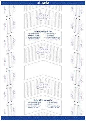 Lipnios etiketės Avery Zweckform, A4, 48,5×16,9mm, 64 etiketės lape, 100 lapų, baltos spalvos