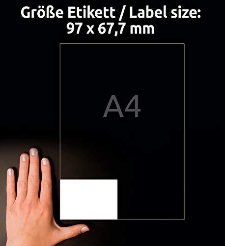 Avery Zweckform Greitai nuluptos etiketės 97x67.7 (4782)