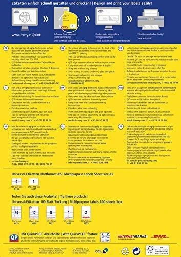 Avery Zweckform LABEL. ZF 6133 A5 105X74MM ETIKETĖ - 6133