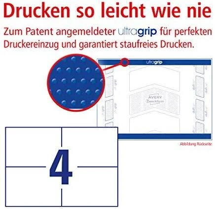 Avery Zweckform LABEL. ZF 6133 A5 105X74MM ETIKETĖ - 6133
