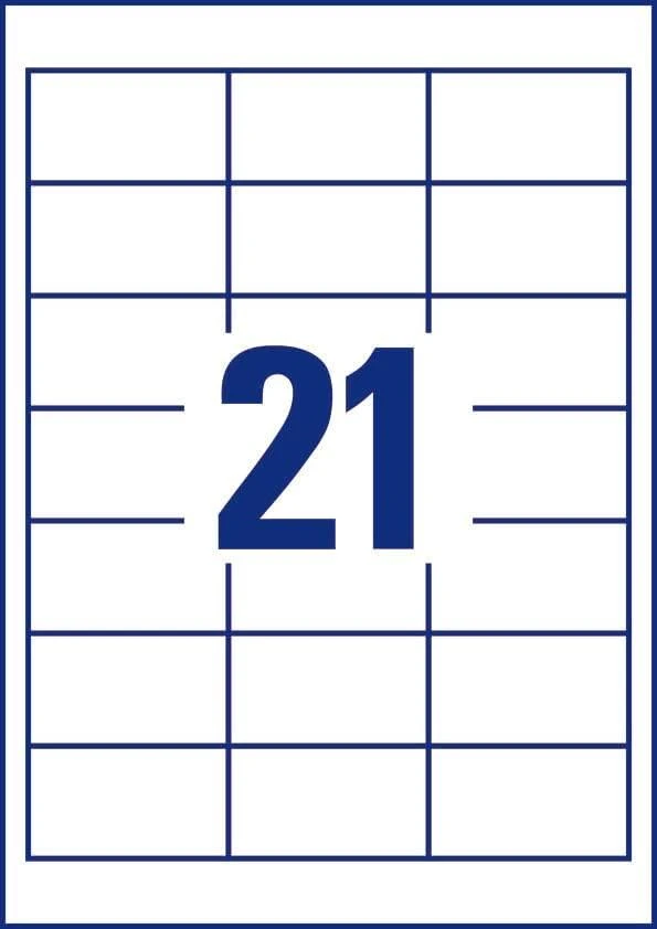 „Avery Zweckform Quick Peel“ etiketės, 64x36 (6170)